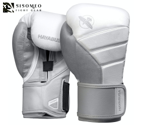 Găng Hayabusa T3 Boxing Gloves trắng/xám