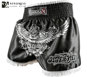 QUẦN MUAYTHAI HAYABUSA GARUDA BLACK