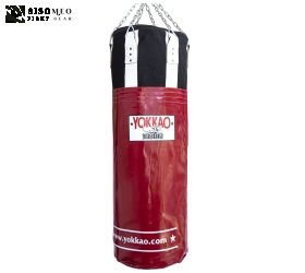 BAO ĐẤM YOKKAO BIKING RED/WHITE HEAVY BAG 1m8 ( đã dồn sẵn )