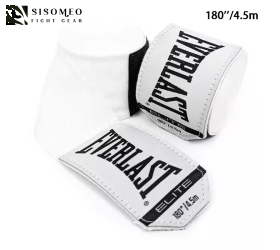 BĂNG TAY EVERLAST ELITE - EVERLAST ELITE HANWRAPS 180" WHITE