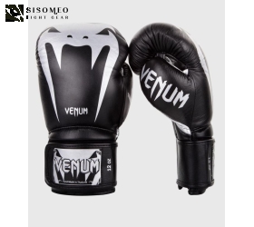 GĂNG VENUM GIANT 3.0 BOXING GLOVES - NAPPA LEATHER - BLACK/SILVER