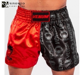 QUẦN VENUM MUAY SHORT LOGO RED/BLACK