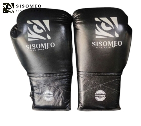 GĂNG SSM LACE UP BOXING GLOVES BLACK