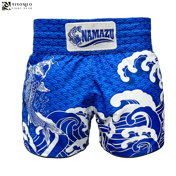 NAMAZU Muay Thai Short - TBSN29 KOI Blue