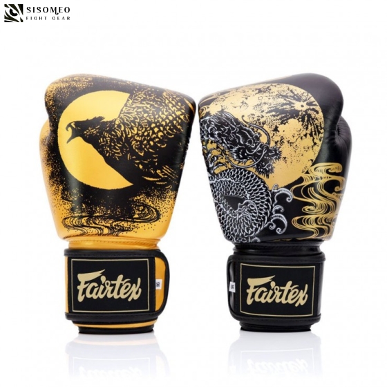 Găng BGV26 Fairtex Harmony Six Black-Gold Boxing Gloves