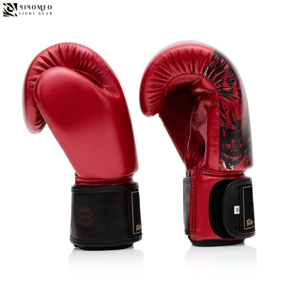 Găng BGV Fairtex Golden Jubilee Metallic Red Boxing Gloves