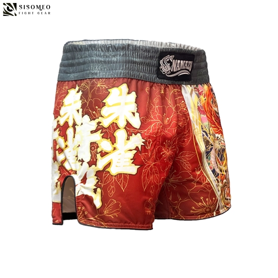 NAMAZU Muay Thai Short - TBSN27 Vermillion Bird