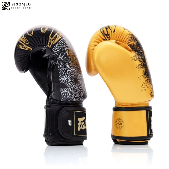 Găng BGV26 Fairtex Harmony Six Black-Gold Boxing Gloves