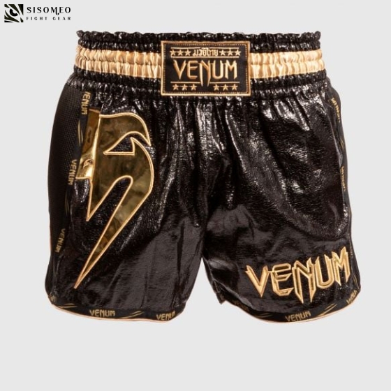 QUẦN VENUM MUAY SHORT GIANT FOIL BLACK
