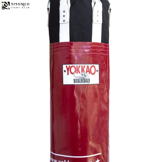 BAO ĐẤM YOKKAO BIKING RED/WHITE HEAVY BAG 1m8 ( đã dồn sẵn )