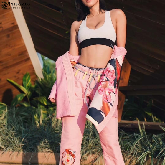 FLUORY BJJ Gi (Cá Koi) - BJJF20 - Hồng