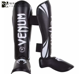 Giáp Chân Venum Challenger Standup Shin Guards - Đen/Trắng