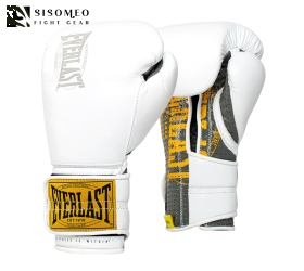 Găng Tay Boxing Everlast Phiên Bản 1910 Trắng