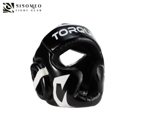 Mũ Bảo Hộ Boxing TORQUE - Đen Trắng