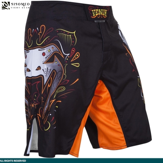  Venum Santa Muerte 2.0 Shorts - Black