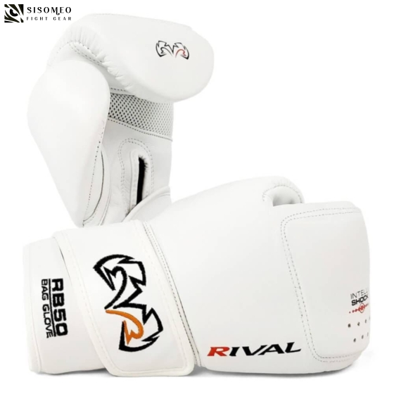 Găng Boxing Rival RB50 Intelli-Shock Compact Bag Gloves White