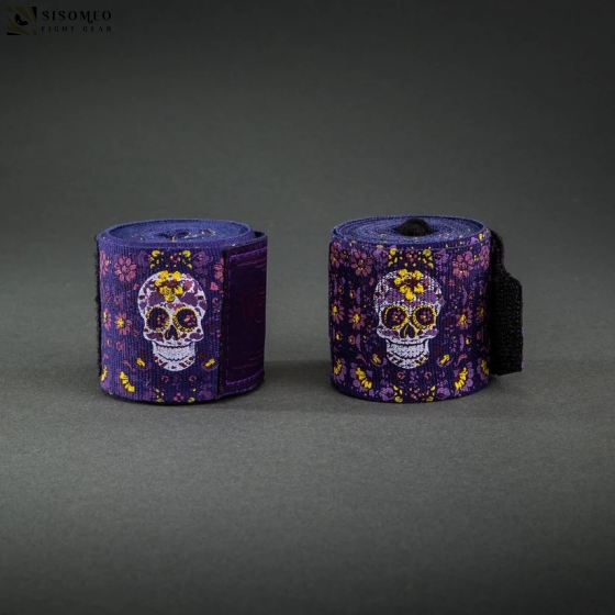 Băng Đa Venum Kontact Evo Santa Muerte Purple 4.5M