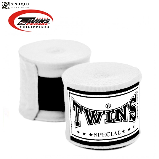 BĂNG ĐA QUẤN TAY TWINS BOXING HAND WRAPS CH-5 - TRẮNG