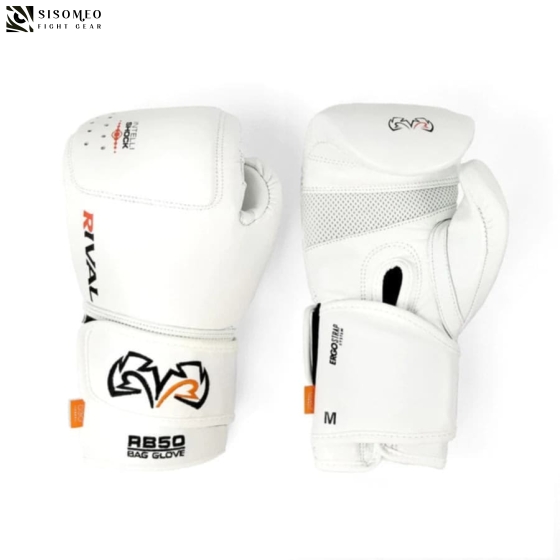 Găng Boxing Rival RB50 Intelli-Shock Compact Bag Gloves White