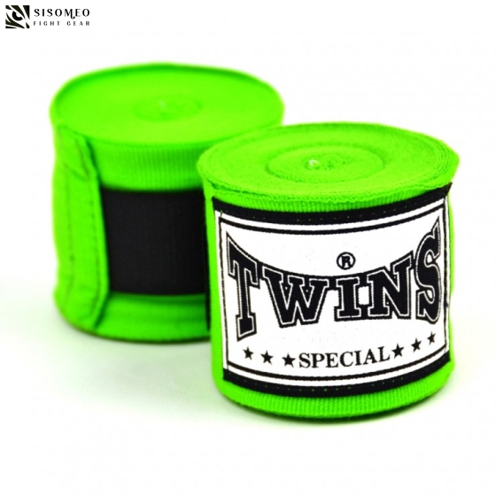 BĂNG ĐA QUẤN TAY TWINS BOXING HAND WRAPS CH-5 - XANH LÁ