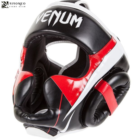 NÓN BẢO HỘ VENUM ELITE HEADGEAR - BLACK/RED/ICE