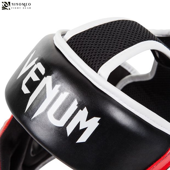 NÓN BẢO HỘ VENUM ELITE HEADGEAR - BLACK/RED/ICE