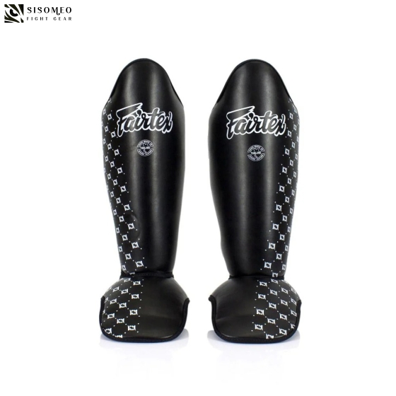 Giáp chân muaythai Fairtex Black Shin Pads - Đen